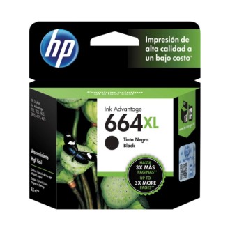 Cartucho Hp 664 xl negro