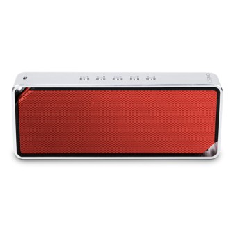 Parlante Onset harmony aluminio bluetooth rojo