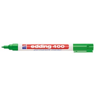 Marcador Edding 400 permanente punta 1mm verde