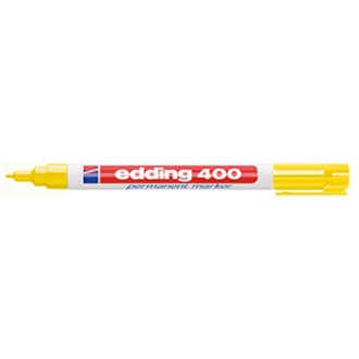 Marcador Edding 400 permanente punta 1mm amarillo