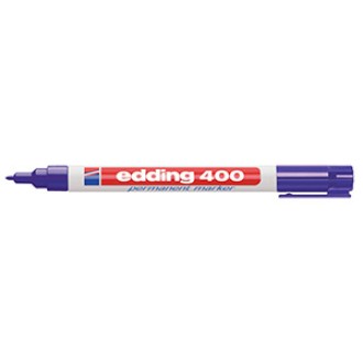 Marcador Edding 400 permanente punta 1mm violeta