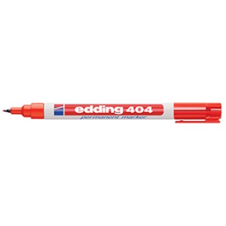 Marcador Edding 404 permanente punta 0.75mm rojo