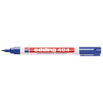 Marcador Edding 404 permanente punta 0.75mm azul