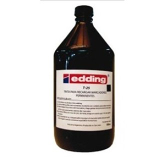 Tinta Edding t25 para marcador permanente negro 1 litro