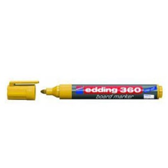Marcador Edding 360 para pizarra amarillo