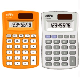 Calculadora Cifra b-123 ap dual 8 digitos grandes