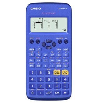 Calculadora Casio classwiz 274 funciones fx-82lax-bu azul