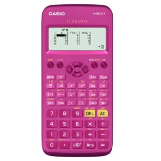 Calculadora Casio classwiz 274 funciones fx-82lax-pk rosa