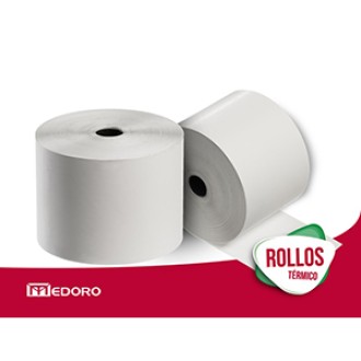 Rollo para máquina Medoro termico 57mm 30mts x 10 un.