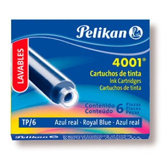 Cartucho Pelikan 4001 arl x 6 un.