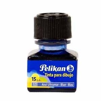 Tinta Pelikan para dibujo 15 cc ultramar 9