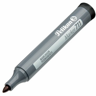 Marcador Pelikan 711 permanente punta red. negro