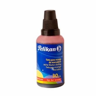 Tinta Pelikan 518 rojo al agua 25cc