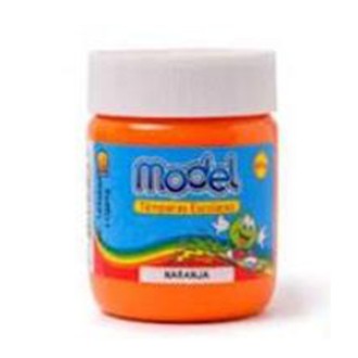 Tempera model pote 250 gs naranja