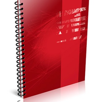 Cuaderno 29.7 Arte signo tipo pvc 80 hs cuad espiral