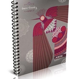 Cuaderno 29.7 laura varsky tapa flexible 80 hs ray espiral