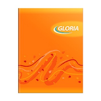 Cuaderno Gloria tapa flexible 24 hs cuad