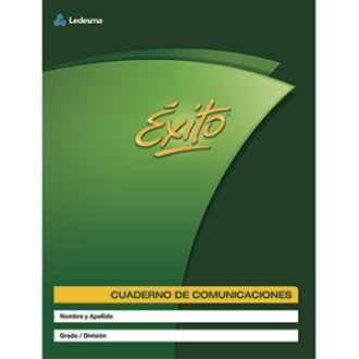 Cuaderno Exito comunicaciones tapa flexible