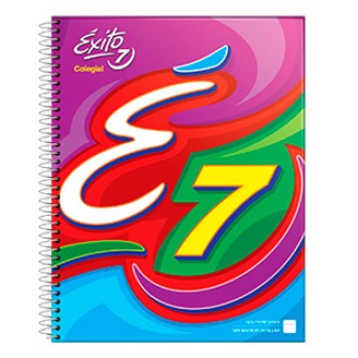 Cuaderno 21 x 27 colegial tapa dura 100 hs ray espiral