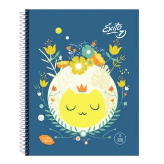 Cuaderno 21x27 Exito n=7 pum pum tapa dura 60 hs ray espiral