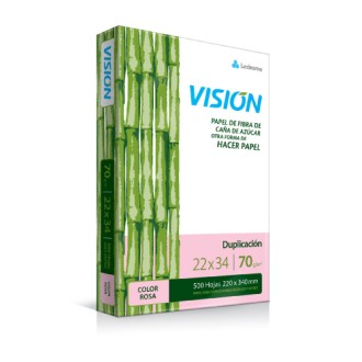 Resma Ledesma vision 70 grs. oficio rosa