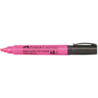 Resaltador Faber-Castell t49 cpo. redondo rosa