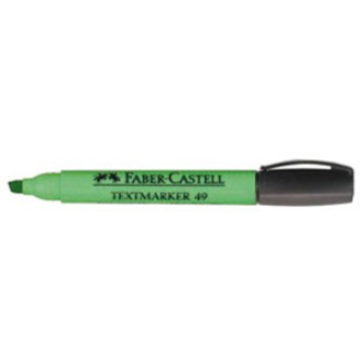 Resaltador Faber-Castell t49 cpo. redondo verde