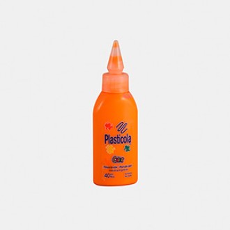 Plasticola color x 40 gs.naranja