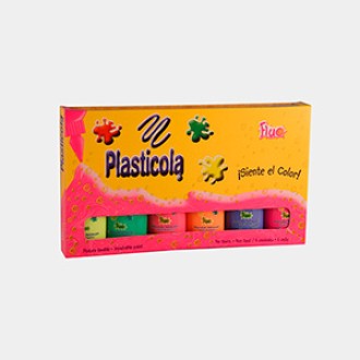 Plasticola fluo 40 gs surtida