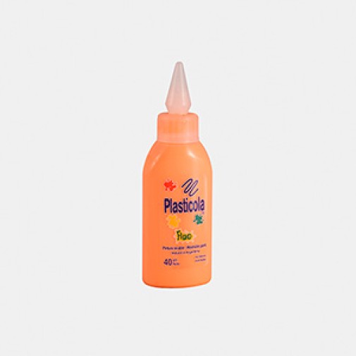 Plasticola fluo 40 gs naranja