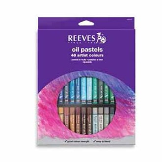 Pasteles al oleo Reeves gruesos x 48 colores surtidos