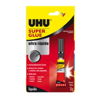 Adhesivo Uhu super glue 3gr.