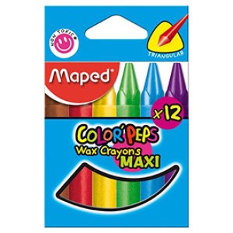 Crayones Maped colorpeps x 12 maxi