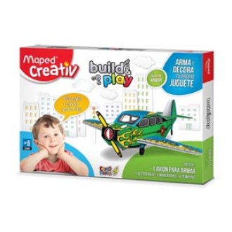 Set didactico Maped creativ buil & play avion