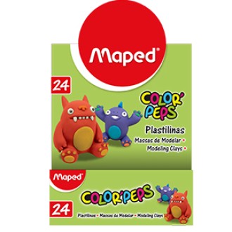 Plastilina Maped colorpeps x 24 un. surtidas