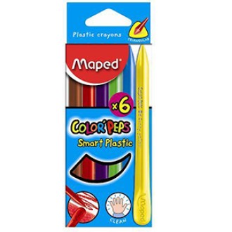 Pinturitas plásticas Maped colorpeps x 6 colores