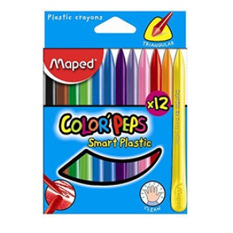 Pinturitas plásticas Maped colorpeps x 12 colores