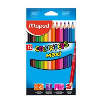 Pinturitas Maped colorpeps x 12 maxi largos