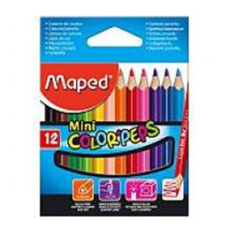 Pinturitas Maped colorpeps x 12 cortos