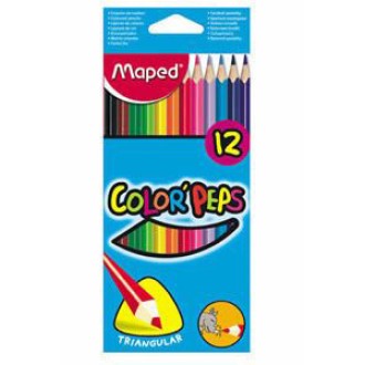 Pinturitas Maped colorpeps x 12 largos