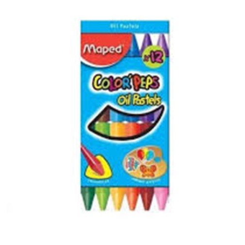 Oleo pastel Maped colorpeps x 12 col.