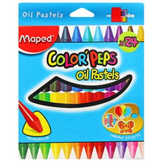Oleo pastel Maped colorpeps x 24 col.