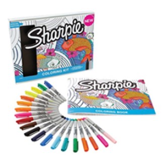 Marcador Sharpie set acuatico x 20 + libro