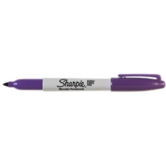 Marcador sharpie permanente fino violeta