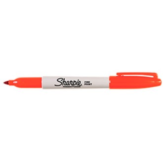 Marcador sharpie permanente fino naranja