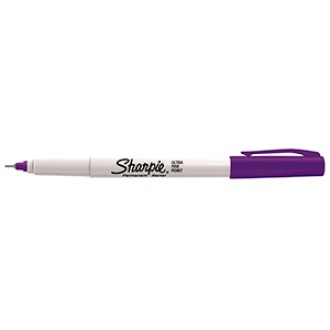 Marcador sharpie permanente ultrafino violeta