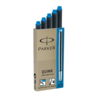 Cartucho parker quink azul real lavable x 5