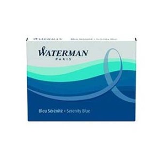 Cartucho waterman caja x 8 azul