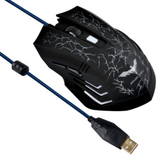 Mouse gaming con luz 6 botones HAVIT ms672