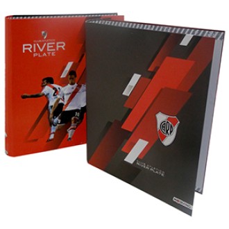 Carpeta A4 2-a/ red.40mm cartone river plate